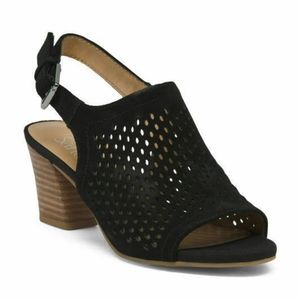 Franco Sarto Monaco Perforated Leather Women Block Heel
